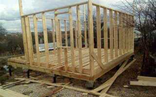 Как построить каркасный дом на даче