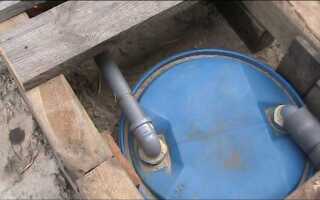 Как сделать слив в доме своими руками
