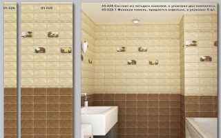 Как подобрать размер плитки для ванной