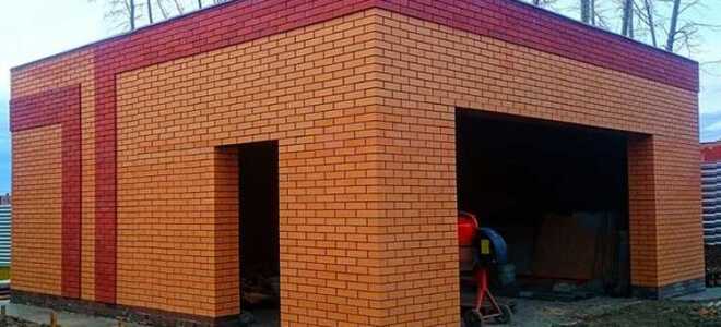 Сколько нужно кирпичей чтобы построить гараж