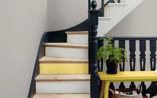 В какой цвет покрасить лестницу в доме из дерева