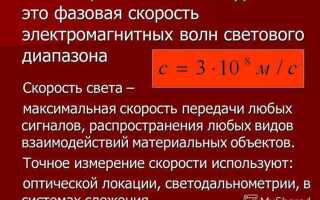 Скорость света в вакууме всегда больше чем в веществе