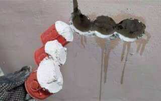 Чем крепить подрозетники в газобетоне