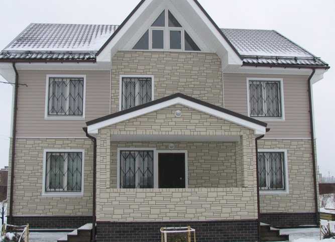 Особенности окраски фасада из полистиролбетона