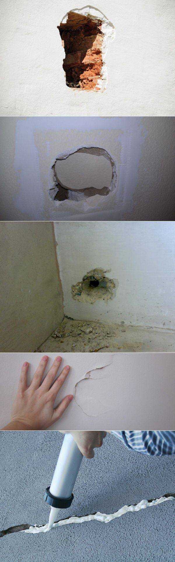 Выбор подходящих материалов для заделки дыры