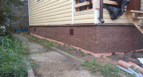 Чем закрыть фундамент дома снаружи дешево и красиво