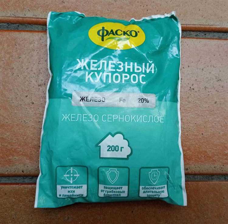 Использование железного купороса для весенней дезинфекции сада