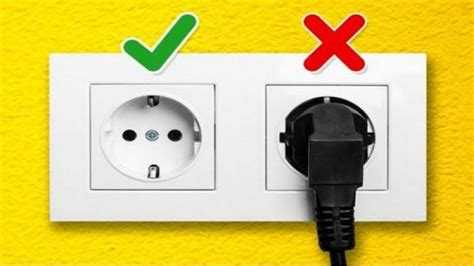 Проверка состояния вилки и кабеля перед отключением