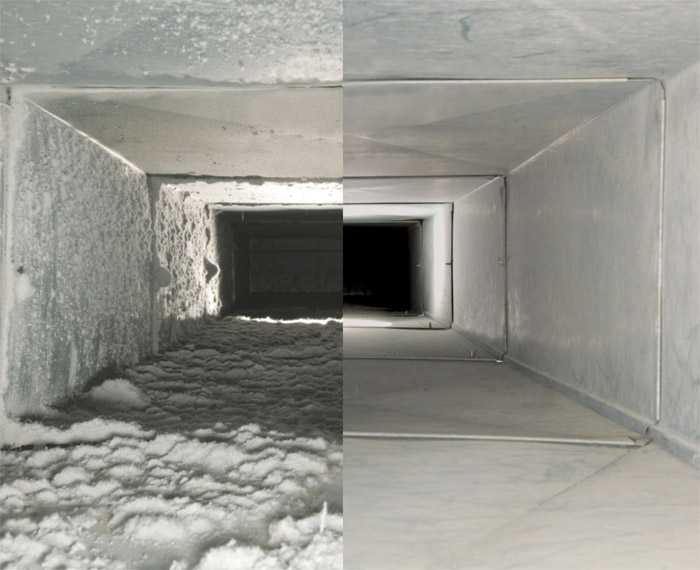 Какие загрязнители накапливаются в вентиляционных камерах и как они влияют на периодичность очистки