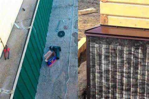Установка пластиковых панелей на цоколь