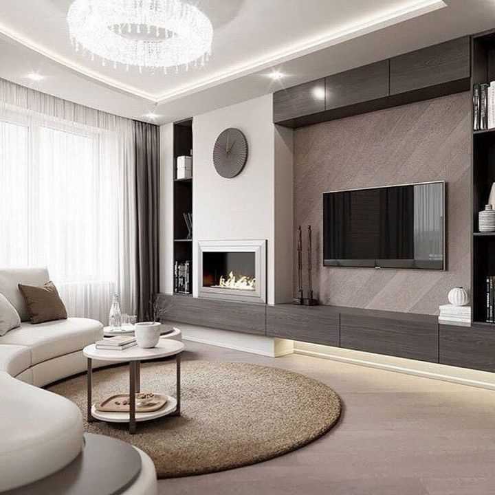 Как оформить стены в гостиной современный дизайн фото