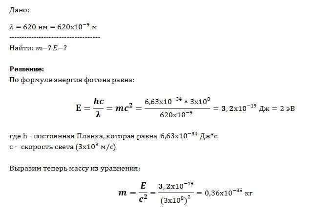Как связаны энергия и длина волны фотона?