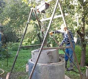 Методы фиксации бетонных колец для безопасного опускания вручную