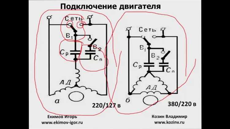 Проверка вращения и смена направления вращения
