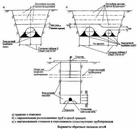 Методы создания барьеров для предотвращения попадания воды в траншею