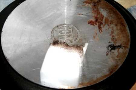 Как отмыть матовое стекло от жирных пятен