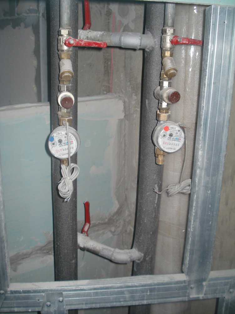 Выбор нового места для установки счетчика воды