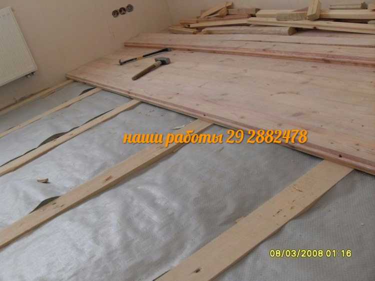 Выравнивание пола с помощью фанеры или ОСБ