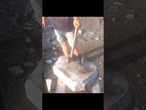 Как расколоть камень с помощью термического воздействия