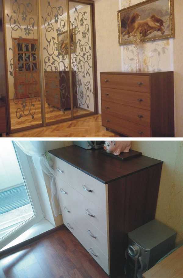 Как разобрать рейку от комода