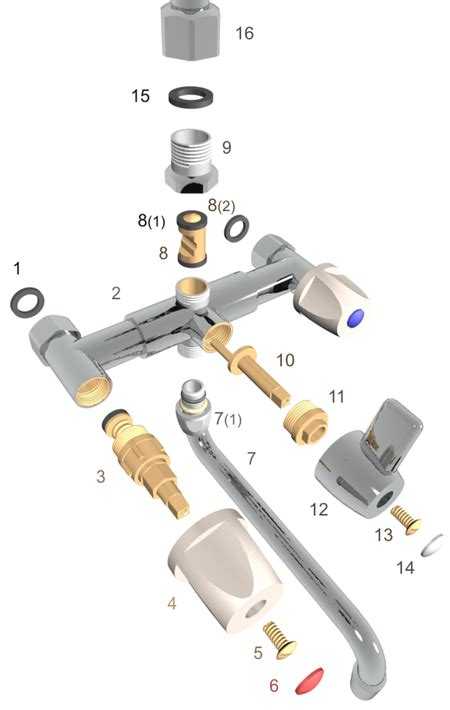 Как снять декоративную заглушку с рычага смесителя