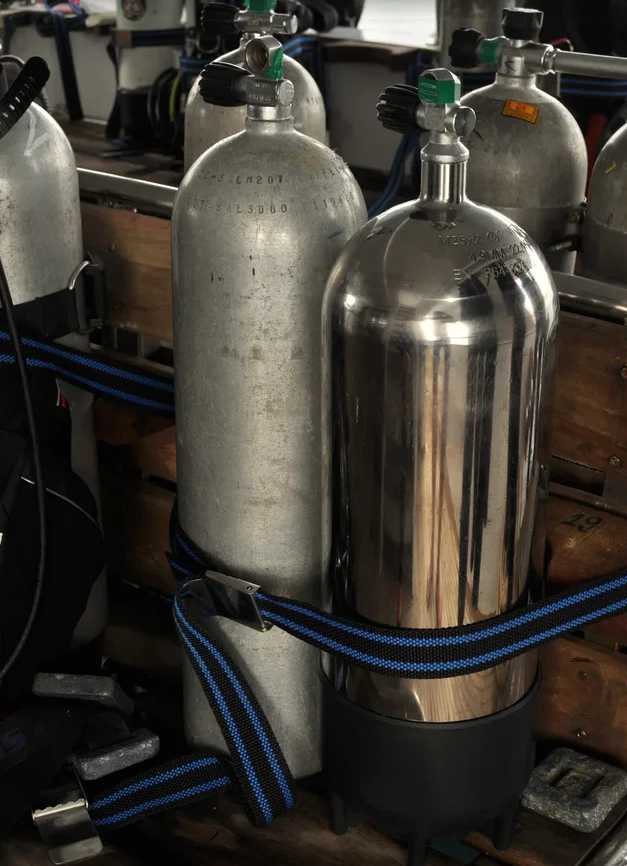 Заправка баллона сжатым воздухом