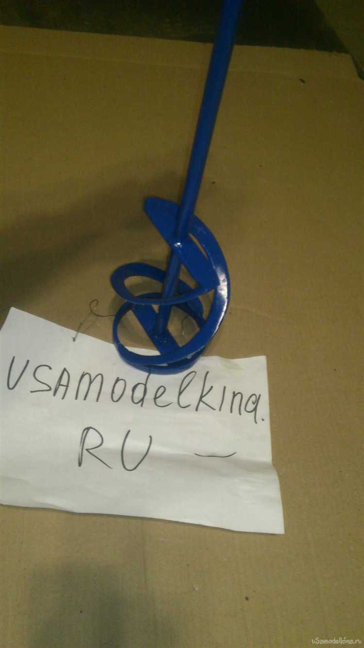 Проверка работы самодельного миксера на разных смесях