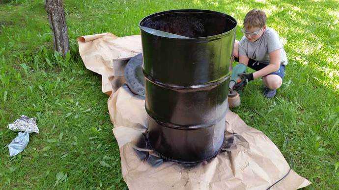 Техника контроля уровня жидкости в приёмной бочке