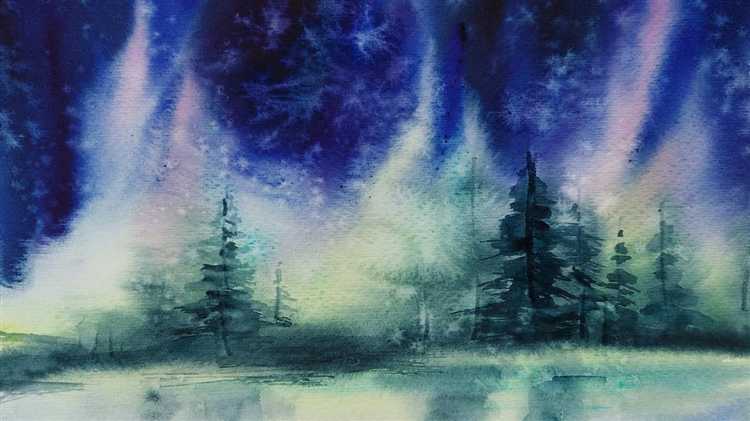 Как сделать северное сияние в домашних условиях