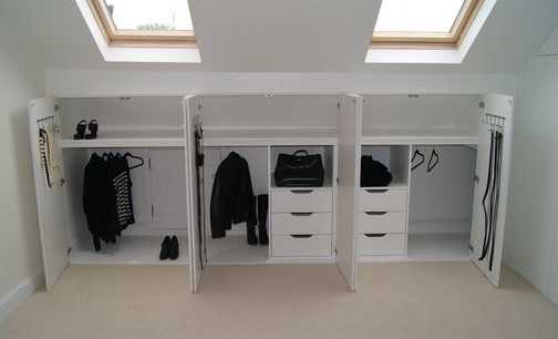 Как точно замерить мансардное пространство для будущего шкафа