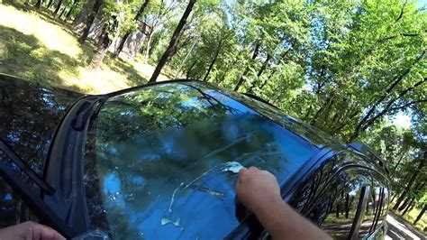 Удаление остатков герметика с кузова