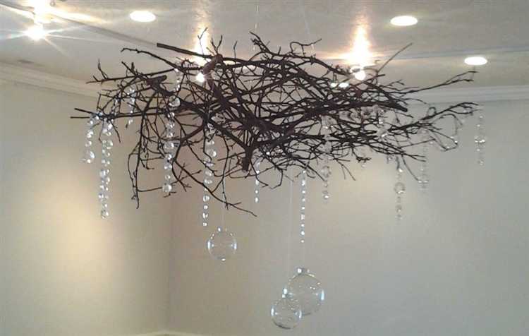 Подготовка люстры перед декорированием