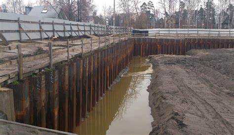 Контроль состояния креплений в процессе земляных работ