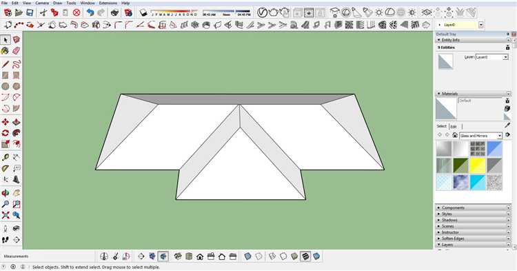 Добавление линейных размеров к элементам модели