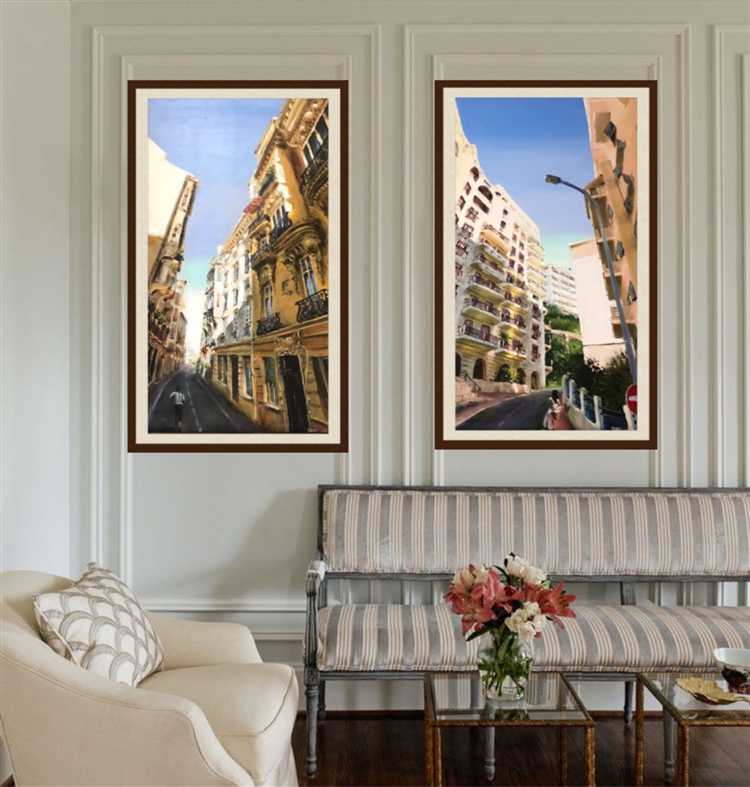 Как правильно измерить высоту для крепления картины