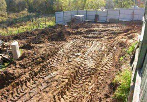 Подготовка участка перед началом работы