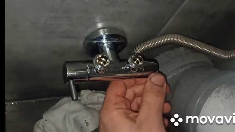 Правильное открытие вентиля подачи воды на душ