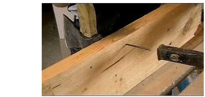 Контроль силы удара при забивании гвоздя