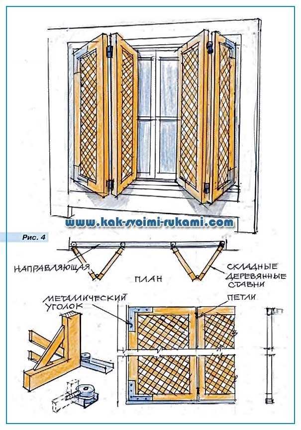 Как зафиксировать окно в открытом положении своими руками