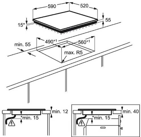 Высота и толщина варочных панелей: что учитывать при монтаже