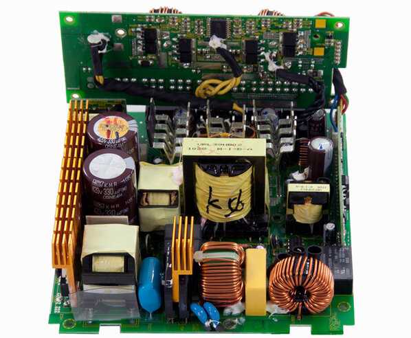 Измерение выходного напряжения при подключении лампы