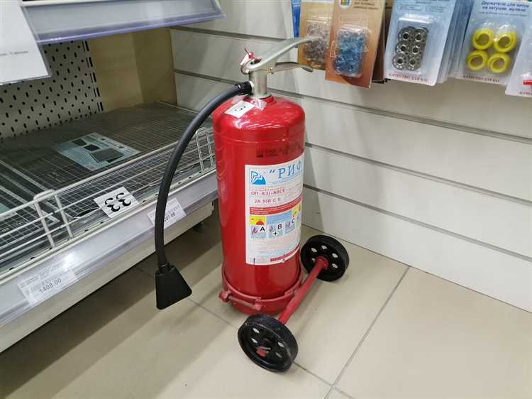 Подбор огнетушителя по классу пожара в электрощитовой