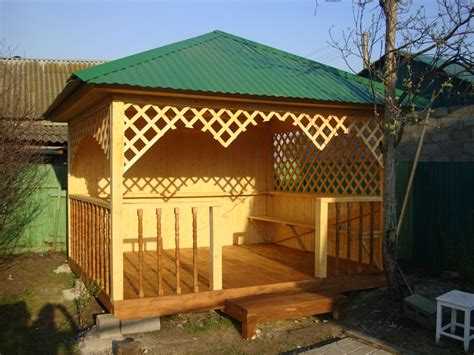 Уход за беседками на блоках: что рекомендуют владельцы?