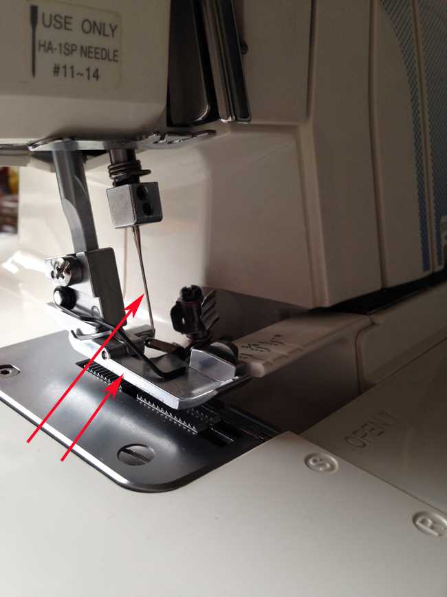 Проверка натяжения нитей для устранения зажевывания