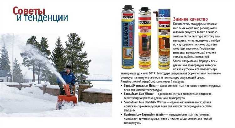Пена зимняя монтажная до скольки градусов