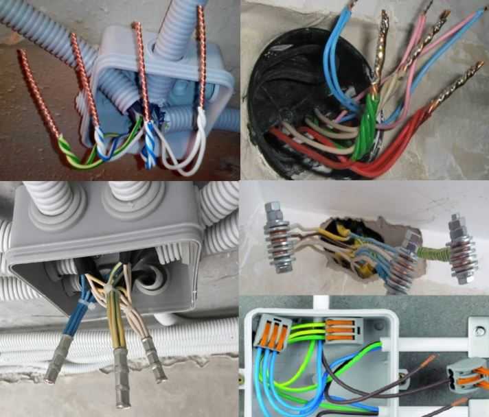 Недостаточное сечение проводников при высокой нагрузке