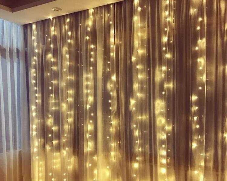 Выбор места установки светодиодной ленты для штор
