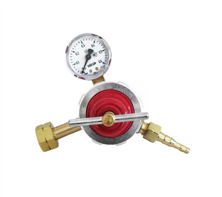 Принцип регулирования давления в пропановом редукторе