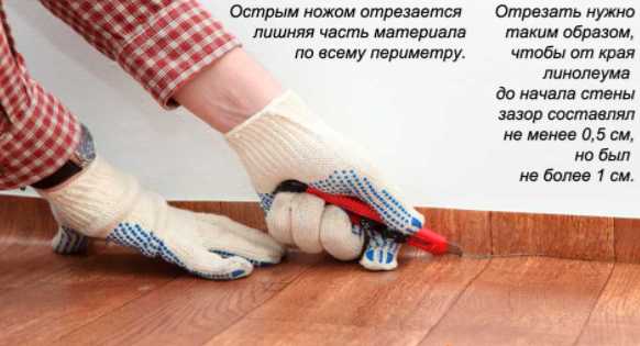 Как правильно подготовить линолеум перед установкой плинтуса?