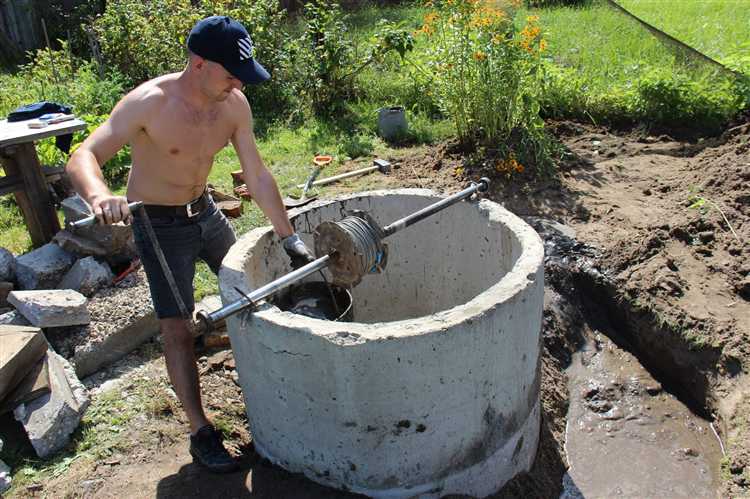 Какие расстояния установлены для различных типов колодцев